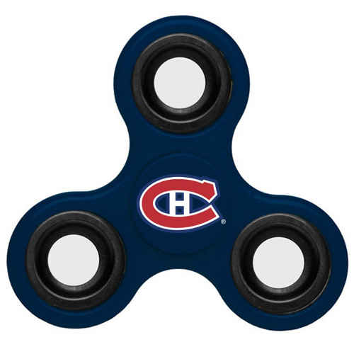 NHL Montreal Canadiens 3 Way Fidget Spinner B100 - Navy